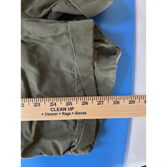 GAP Kids Romper Cotton Lyocell Green Utility Girls Size XL Elastic Waist - Picture 10 of 11